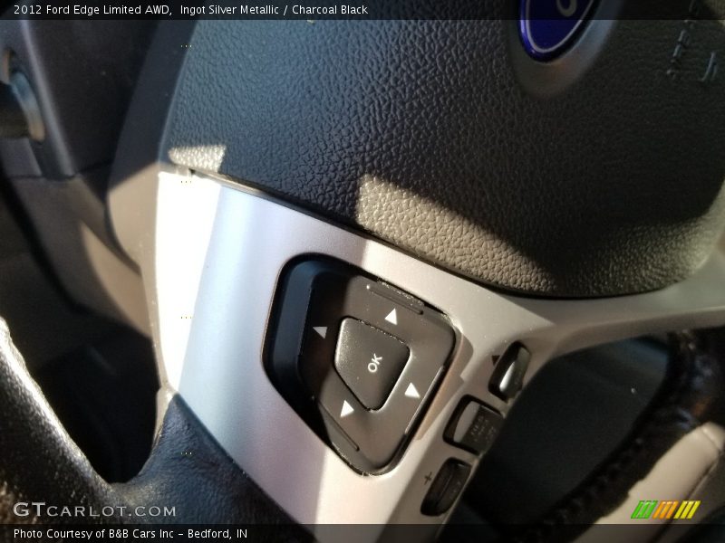 Ingot Silver Metallic / Charcoal Black 2012 Ford Edge Limited AWD