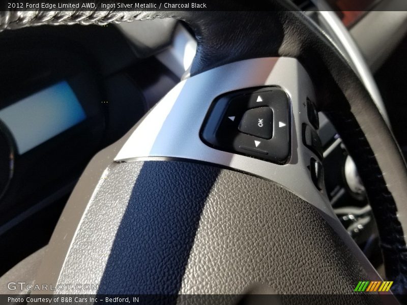 Ingot Silver Metallic / Charcoal Black 2012 Ford Edge Limited AWD