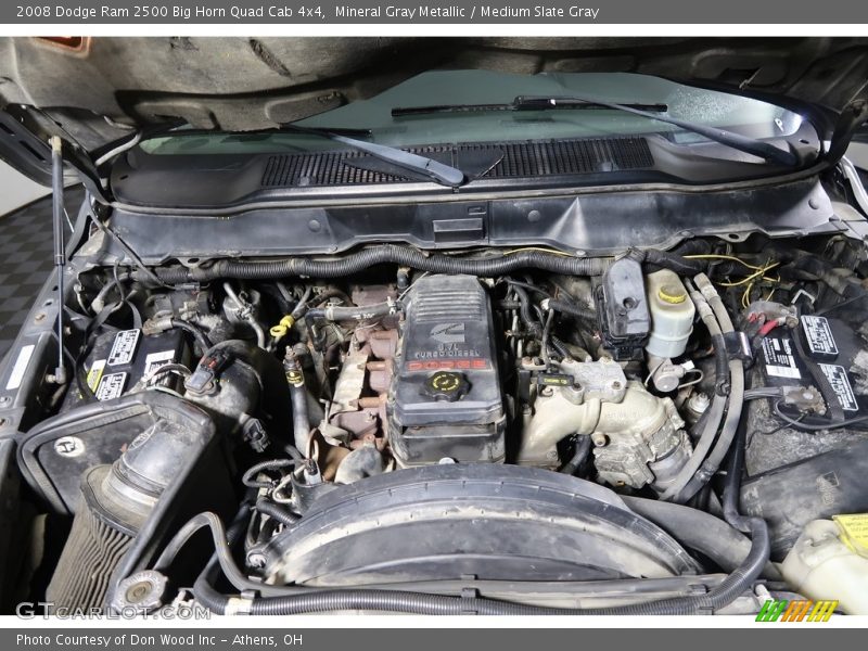 Mineral Gray Metallic / Medium Slate Gray 2008 Dodge Ram 2500 Big Horn Quad Cab 4x4