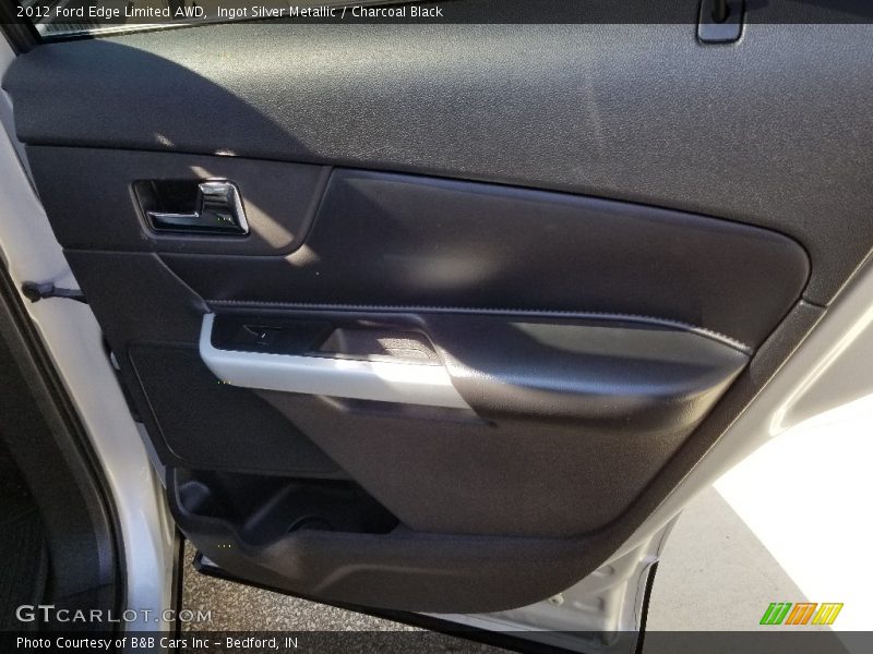Ingot Silver Metallic / Charcoal Black 2012 Ford Edge Limited AWD
