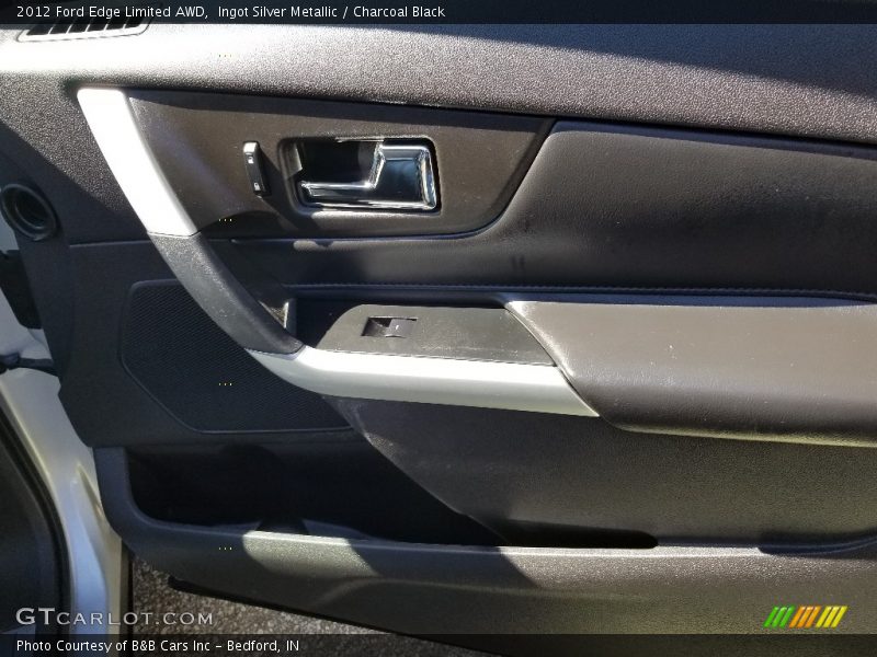Ingot Silver Metallic / Charcoal Black 2012 Ford Edge Limited AWD