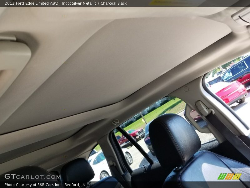 Ingot Silver Metallic / Charcoal Black 2012 Ford Edge Limited AWD