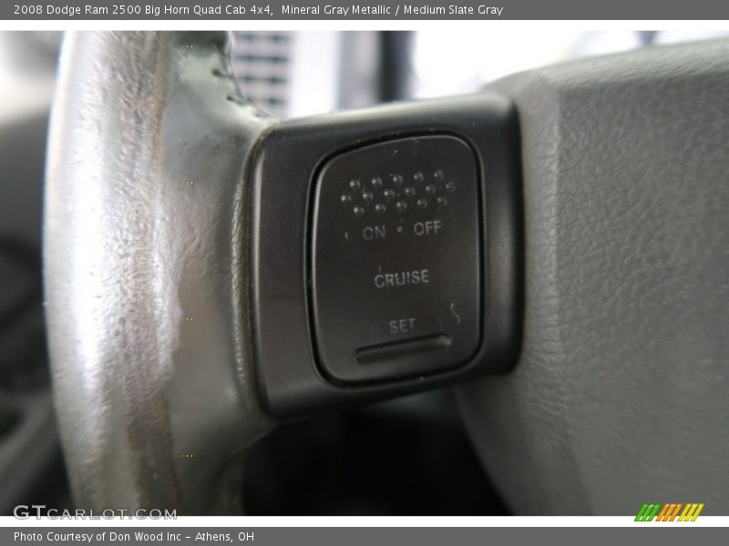 Mineral Gray Metallic / Medium Slate Gray 2008 Dodge Ram 2500 Big Horn Quad Cab 4x4