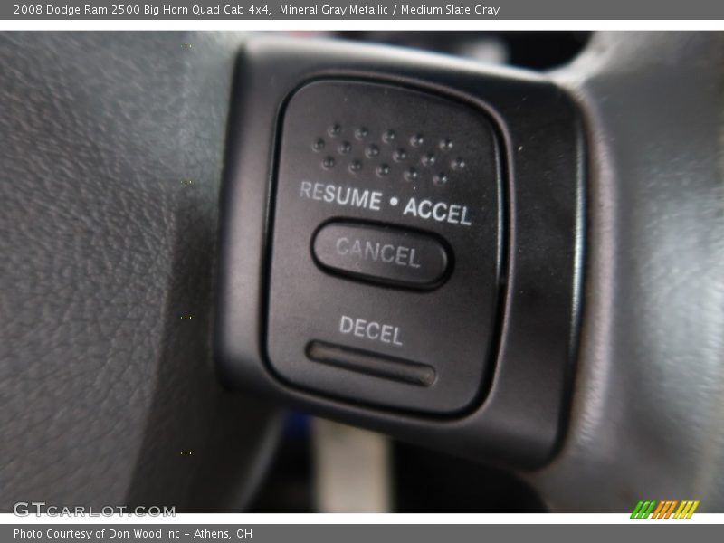Mineral Gray Metallic / Medium Slate Gray 2008 Dodge Ram 2500 Big Horn Quad Cab 4x4