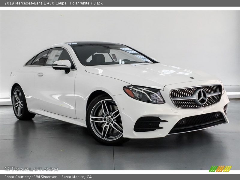 Polar White / Black 2019 Mercedes-Benz E 450 Coupe