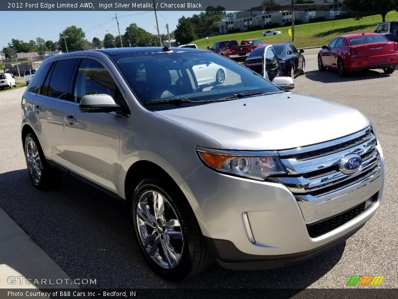 Ingot Silver Metallic / Charcoal Black 2012 Ford Edge Limited AWD