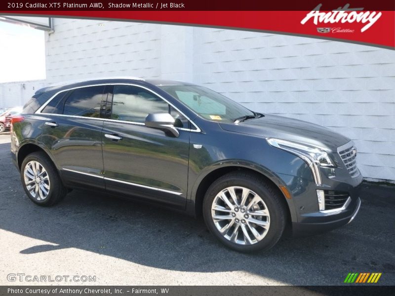 Shadow Metallic / Jet Black 2019 Cadillac XT5 Platinum AWD