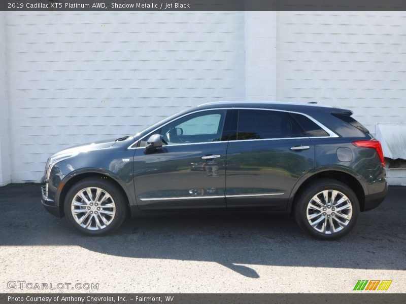 Shadow Metallic / Jet Black 2019 Cadillac XT5 Platinum AWD