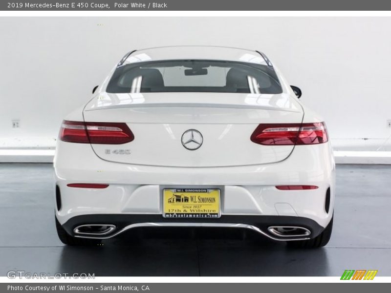 Polar White / Black 2019 Mercedes-Benz E 450 Coupe