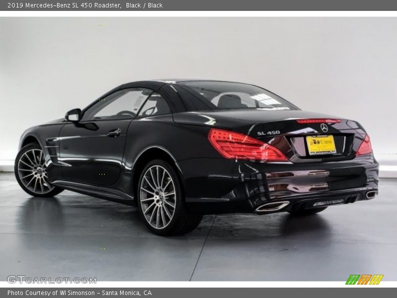 Black / Black 2019 Mercedes-Benz SL 450 Roadster