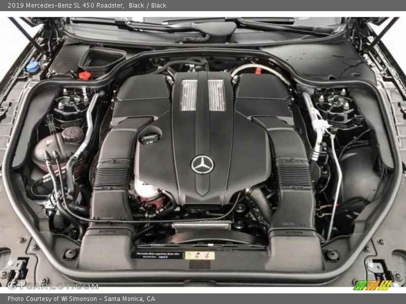  2019 SL 450 Roadster Engine - 3.0 Liter DI biturbo DOHC 24-Valve VVT V6