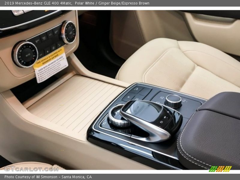 Polar White / Ginger Beige/Espresso Brown 2019 Mercedes-Benz GLE 400 4Matic