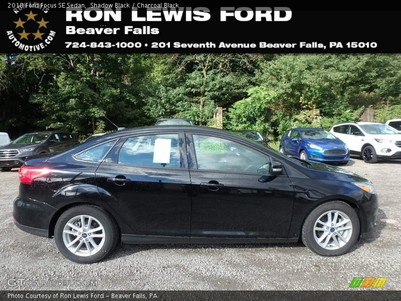 Shadow Black / Charcoal Black 2018 Ford Focus SE Sedan