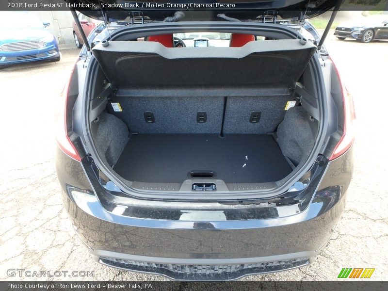 Shadow Black / Molten Orange/Charcoal Recaro 2018 Ford Fiesta ST Hatchback