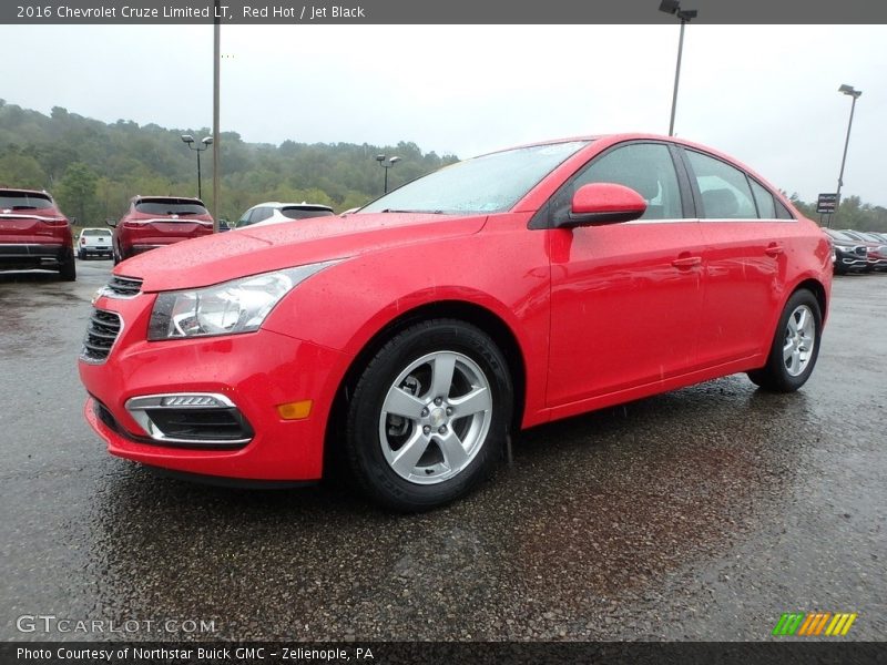 Red Hot / Jet Black 2016 Chevrolet Cruze Limited LT
