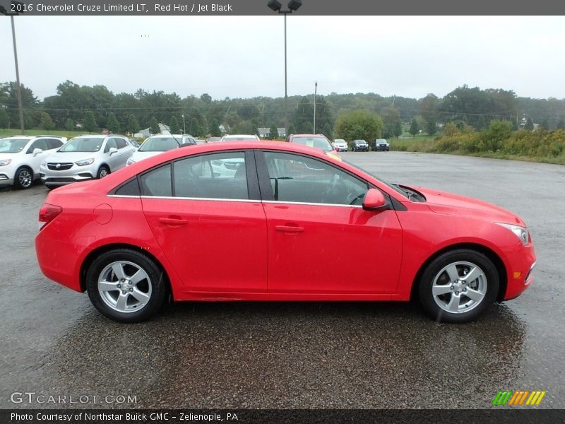 Red Hot / Jet Black 2016 Chevrolet Cruze Limited LT