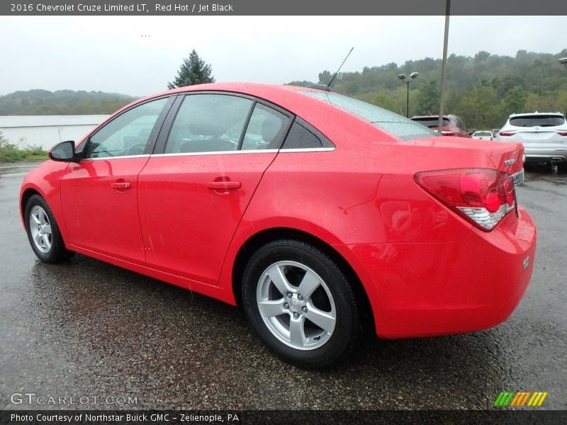 Red Hot / Jet Black 2016 Chevrolet Cruze Limited LT