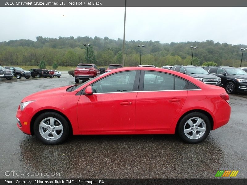Red Hot / Jet Black 2016 Chevrolet Cruze Limited LT