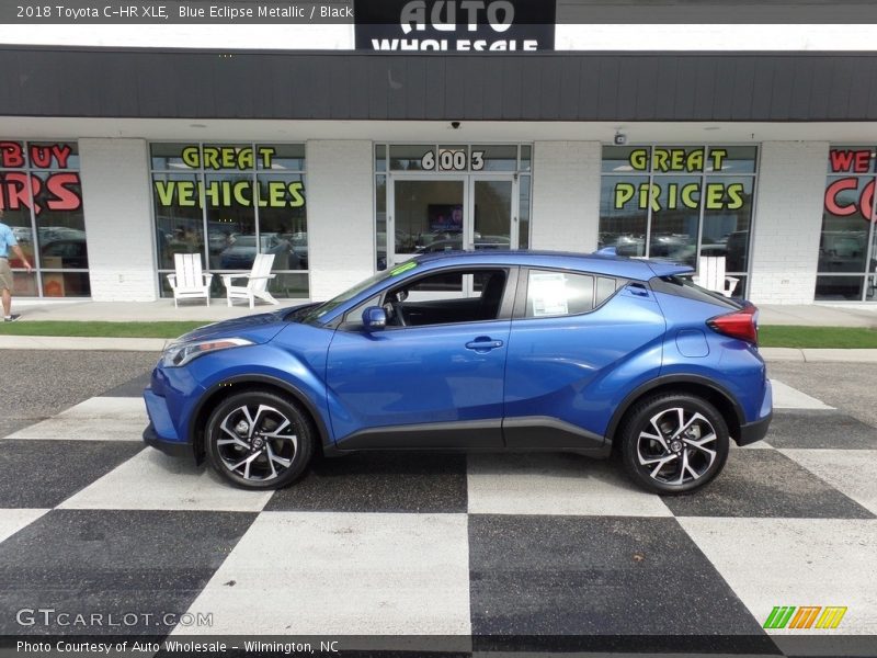 Blue Eclipse Metallic / Black 2018 Toyota C-HR XLE