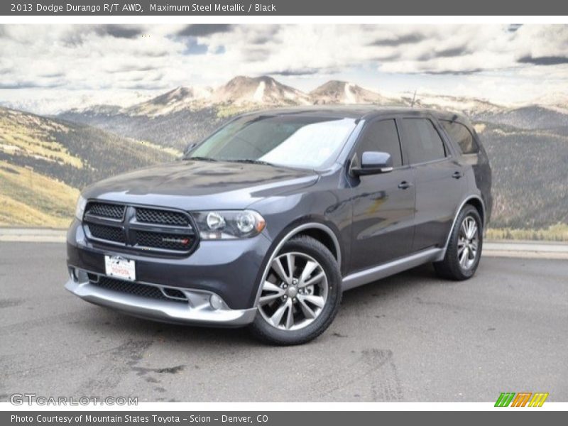 Maximum Steel Metallic / Black 2013 Dodge Durango R/T AWD