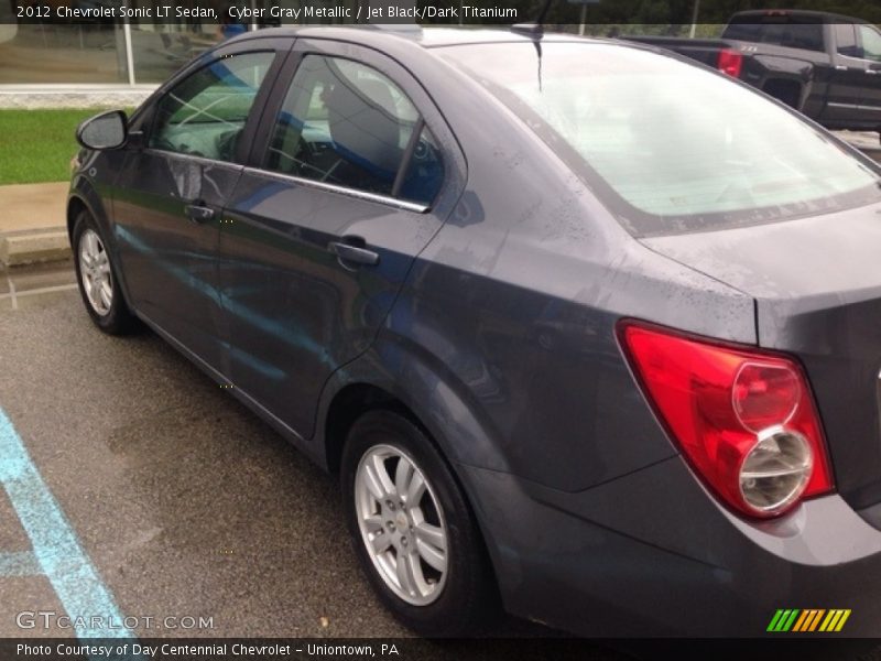 Cyber Gray Metallic / Jet Black/Dark Titanium 2012 Chevrolet Sonic LT Sedan