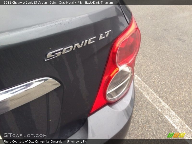 Cyber Gray Metallic / Jet Black/Dark Titanium 2012 Chevrolet Sonic LT Sedan