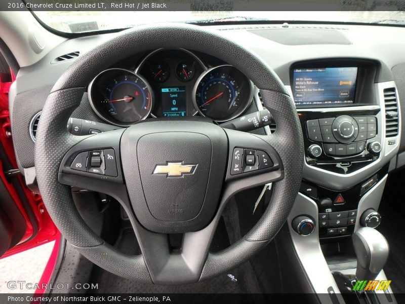 Red Hot / Jet Black 2016 Chevrolet Cruze Limited LT