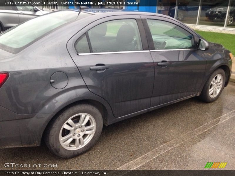 Cyber Gray Metallic / Jet Black/Dark Titanium 2012 Chevrolet Sonic LT Sedan