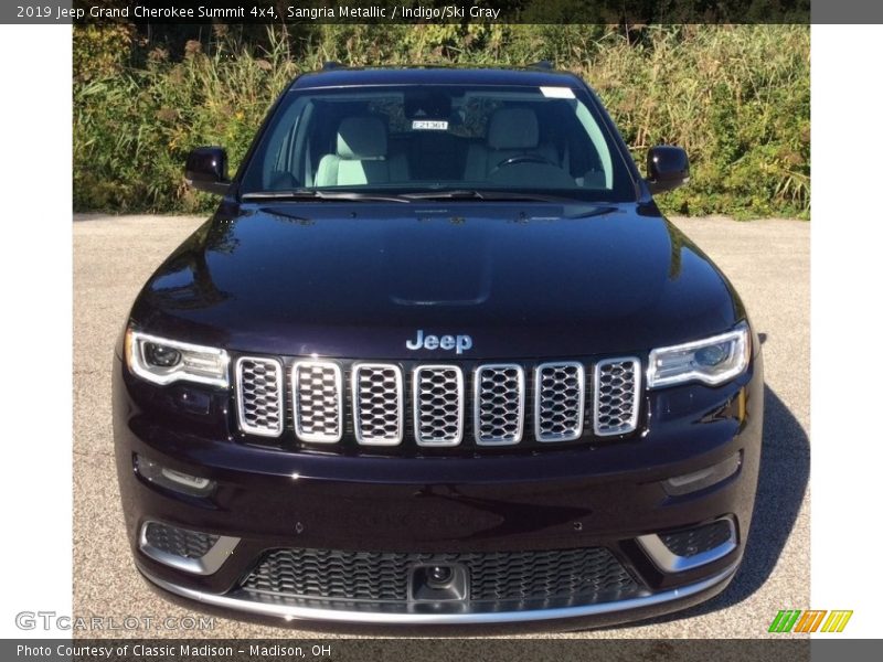 Sangria Metallic / Indigo/Ski Gray 2019 Jeep Grand Cherokee Summit 4x4