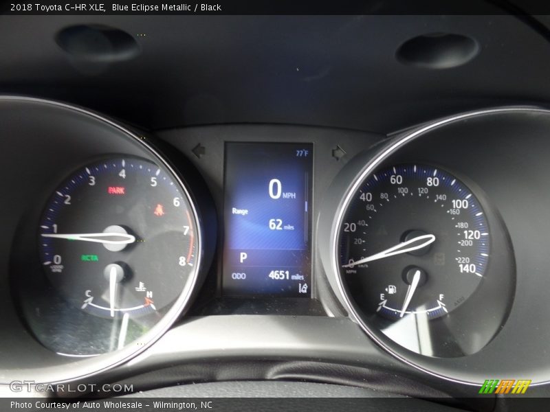 Blue Eclipse Metallic / Black 2018 Toyota C-HR XLE