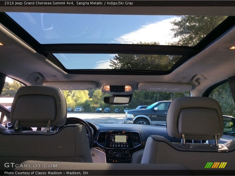 Sangria Metallic / Indigo/Ski Gray 2019 Jeep Grand Cherokee Summit 4x4