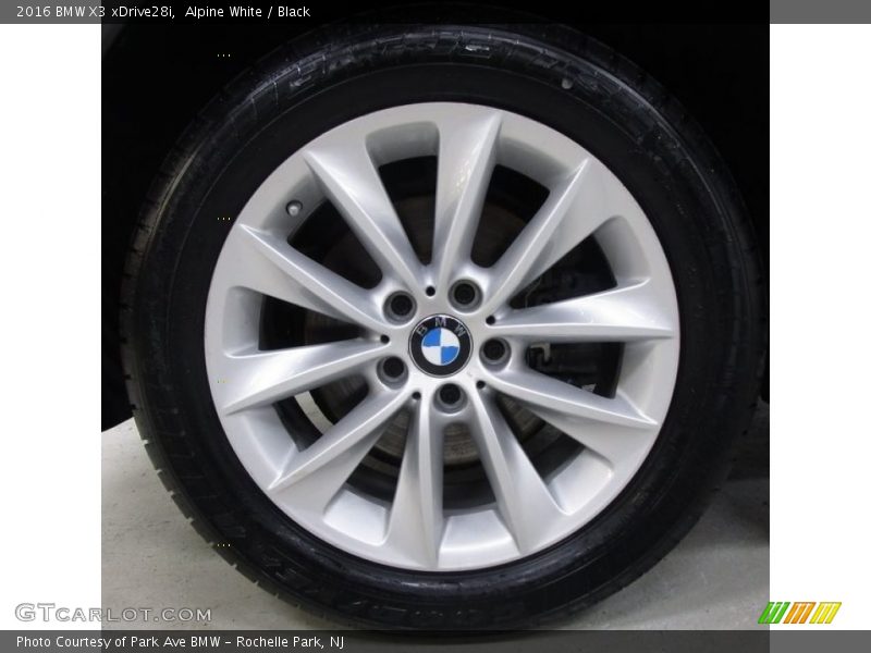 Alpine White / Black 2016 BMW X3 xDrive28i