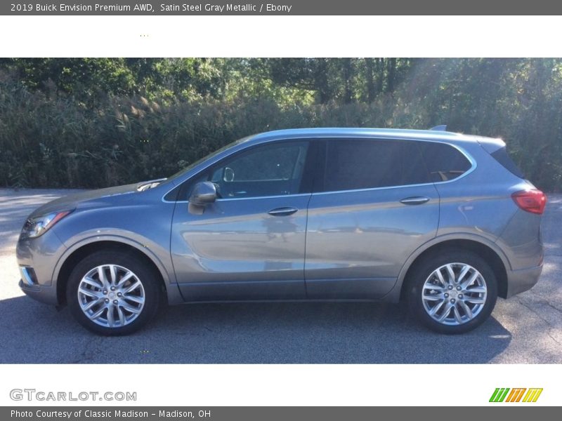 Satin Steel Gray Metallic / Ebony 2019 Buick Envision Premium AWD