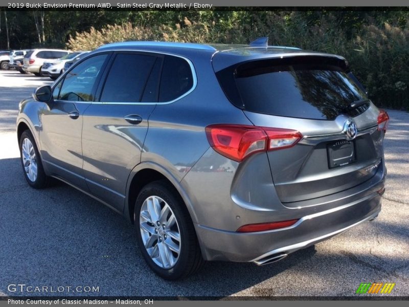 Satin Steel Gray Metallic / Ebony 2019 Buick Envision Premium AWD