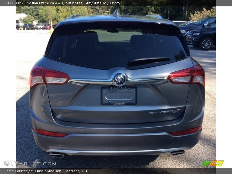 Satin Steel Gray Metallic / Ebony 2019 Buick Envision Premium AWD