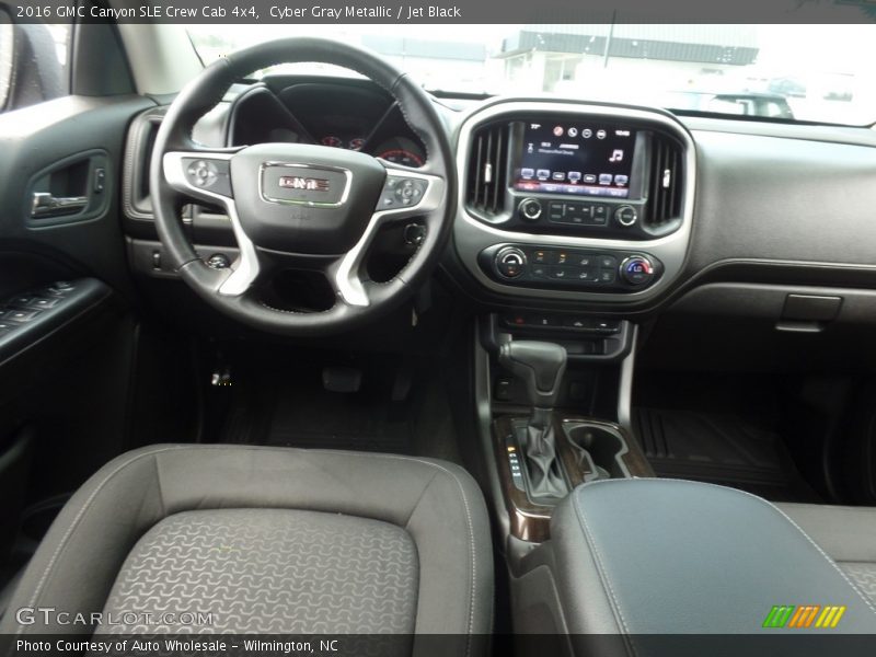 Cyber Gray Metallic / Jet Black 2016 GMC Canyon SLE Crew Cab 4x4