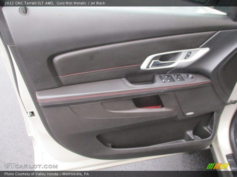 Gold Mist Metallic / Jet Black 2012 GMC Terrain SLT AWD