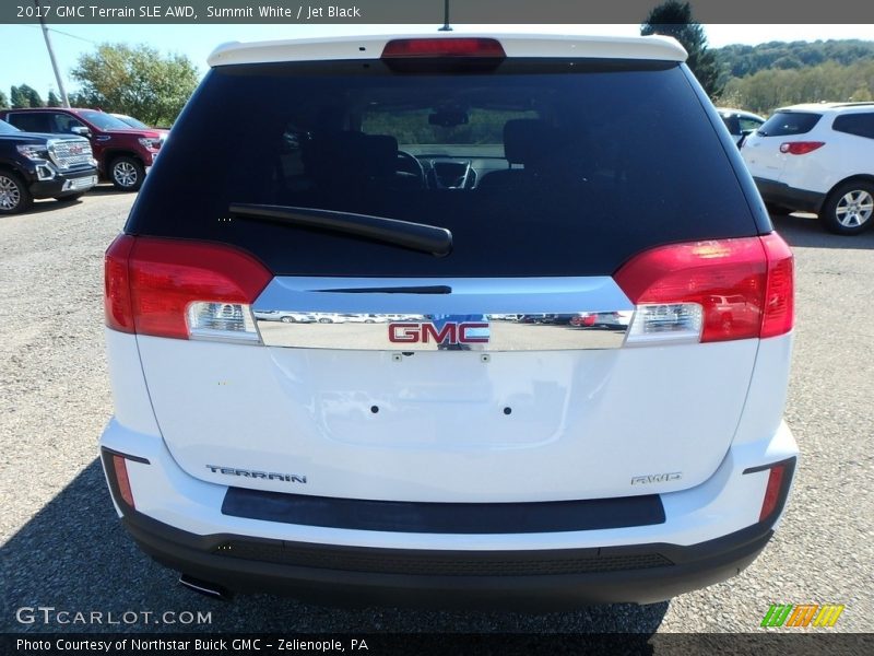 Summit White / Jet Black 2017 GMC Terrain SLE AWD