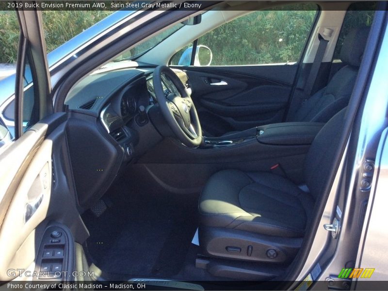 Satin Steel Gray Metallic / Ebony 2019 Buick Envision Premium AWD