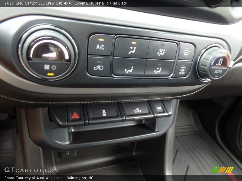 Cyber Gray Metallic / Jet Black 2016 GMC Canyon SLE Crew Cab 4x4