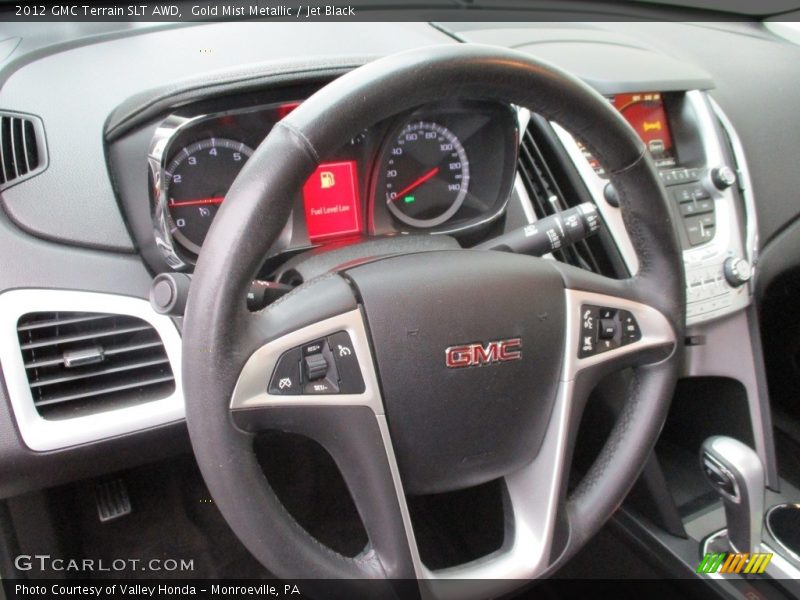 Gold Mist Metallic / Jet Black 2012 GMC Terrain SLT AWD