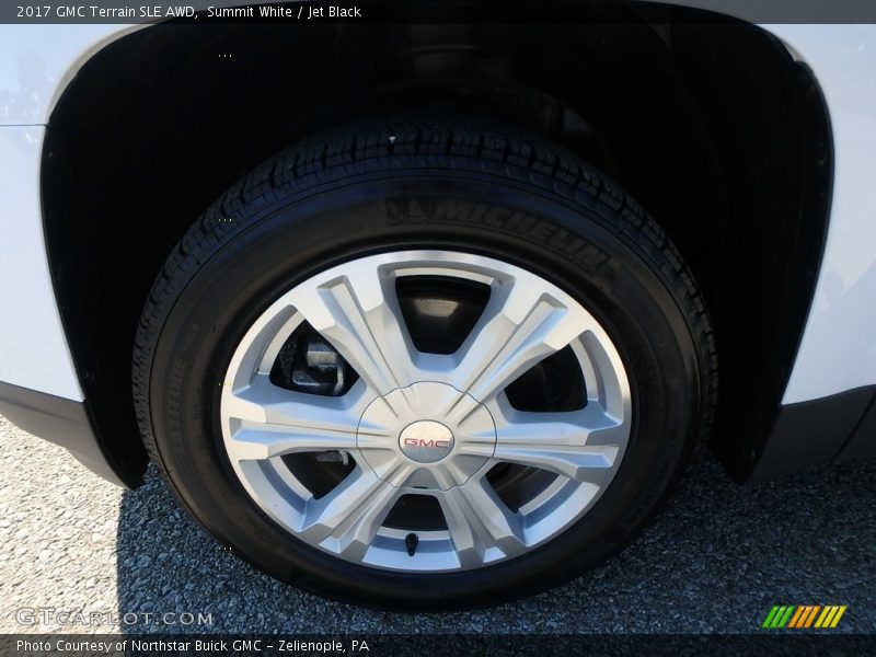 Summit White / Jet Black 2017 GMC Terrain SLE AWD
