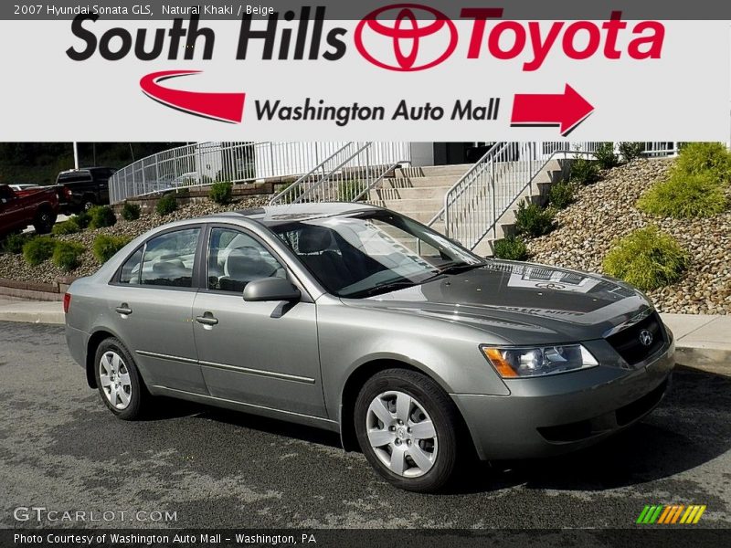 Natural Khaki / Beige 2007 Hyundai Sonata GLS