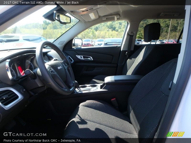 Summit White / Jet Black 2017 GMC Terrain SLE AWD