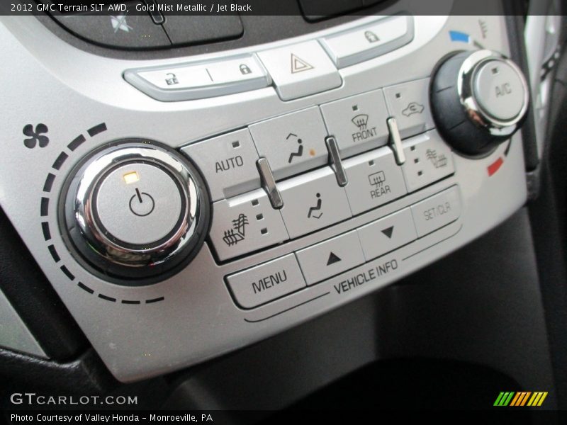 Gold Mist Metallic / Jet Black 2012 GMC Terrain SLT AWD