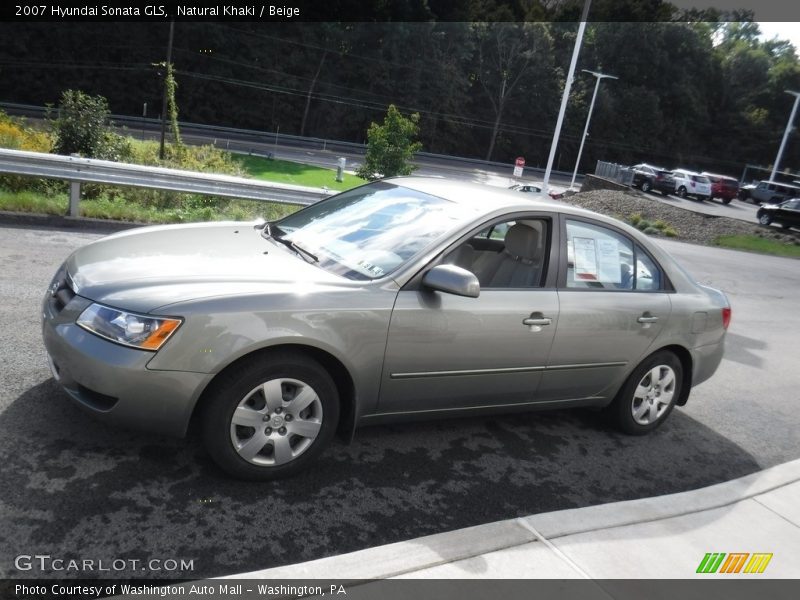 Natural Khaki / Beige 2007 Hyundai Sonata GLS