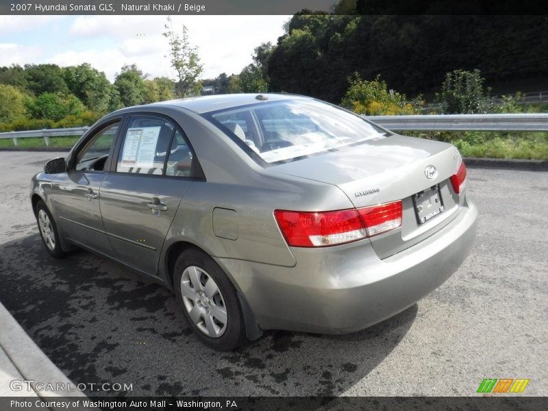 Natural Khaki / Beige 2007 Hyundai Sonata GLS
