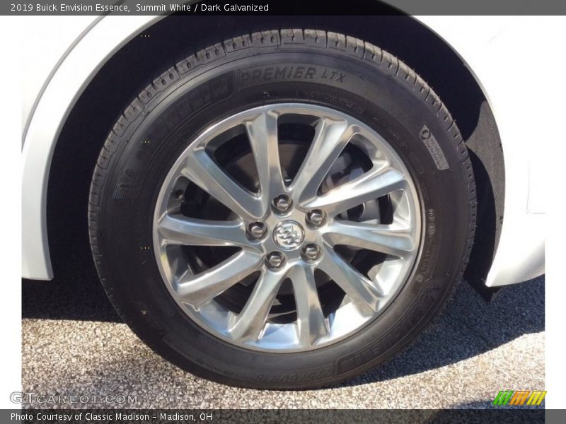 Summit White / Dark Galvanized 2019 Buick Envision Essence
