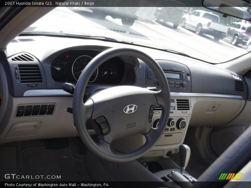 Natural Khaki / Beige 2007 Hyundai Sonata GLS