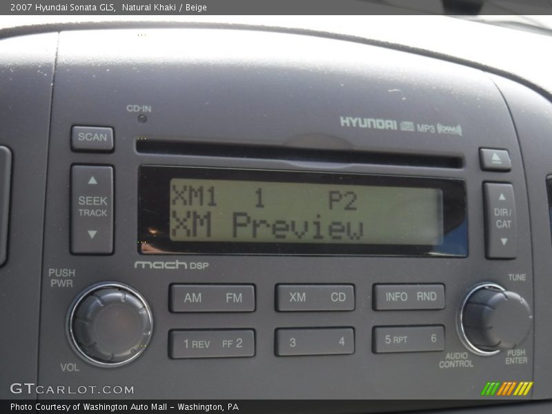 Natural Khaki / Beige 2007 Hyundai Sonata GLS